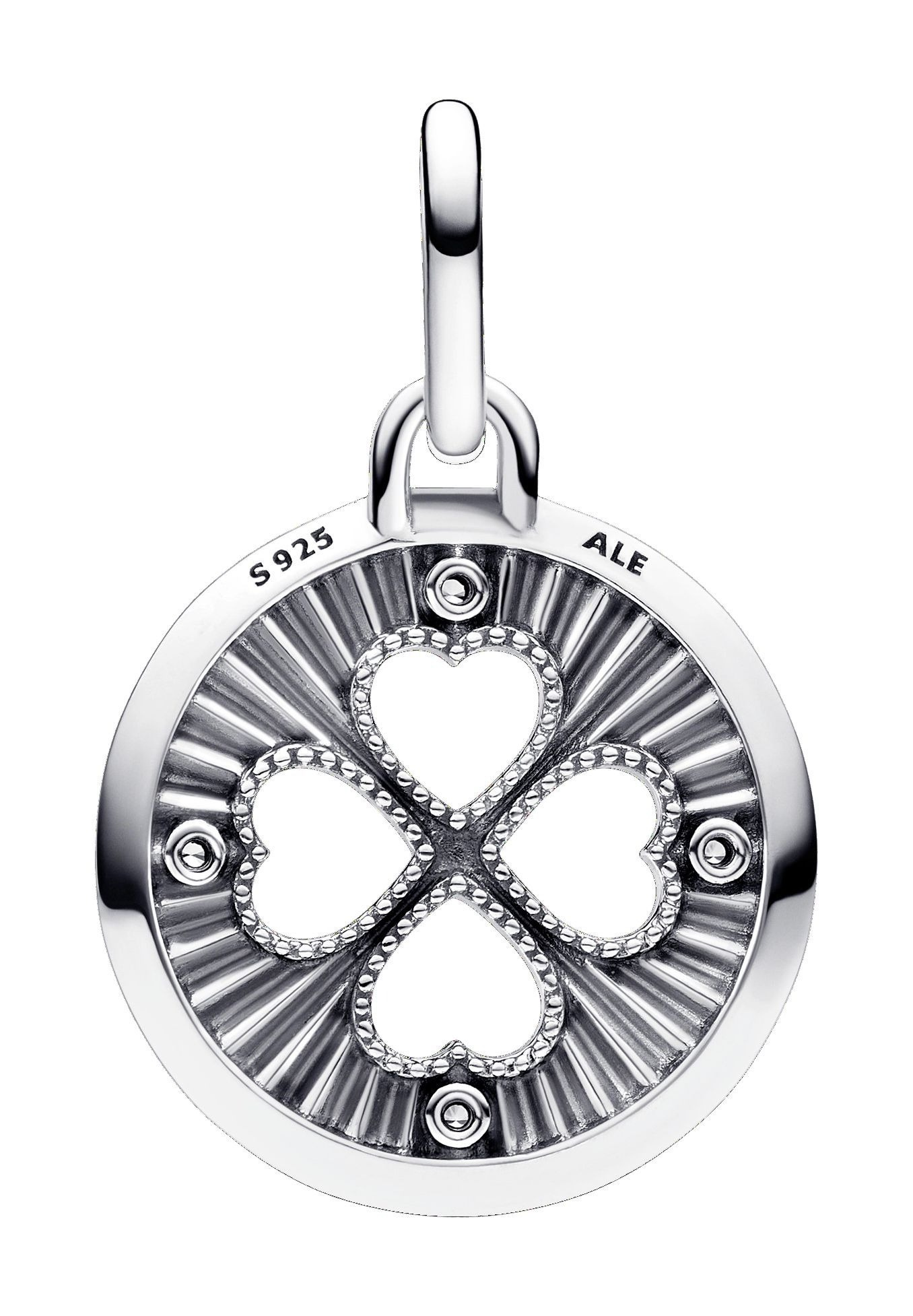 Pandora Anhänger Glücks-Medaillon Silber 793104C01 – Bild 3