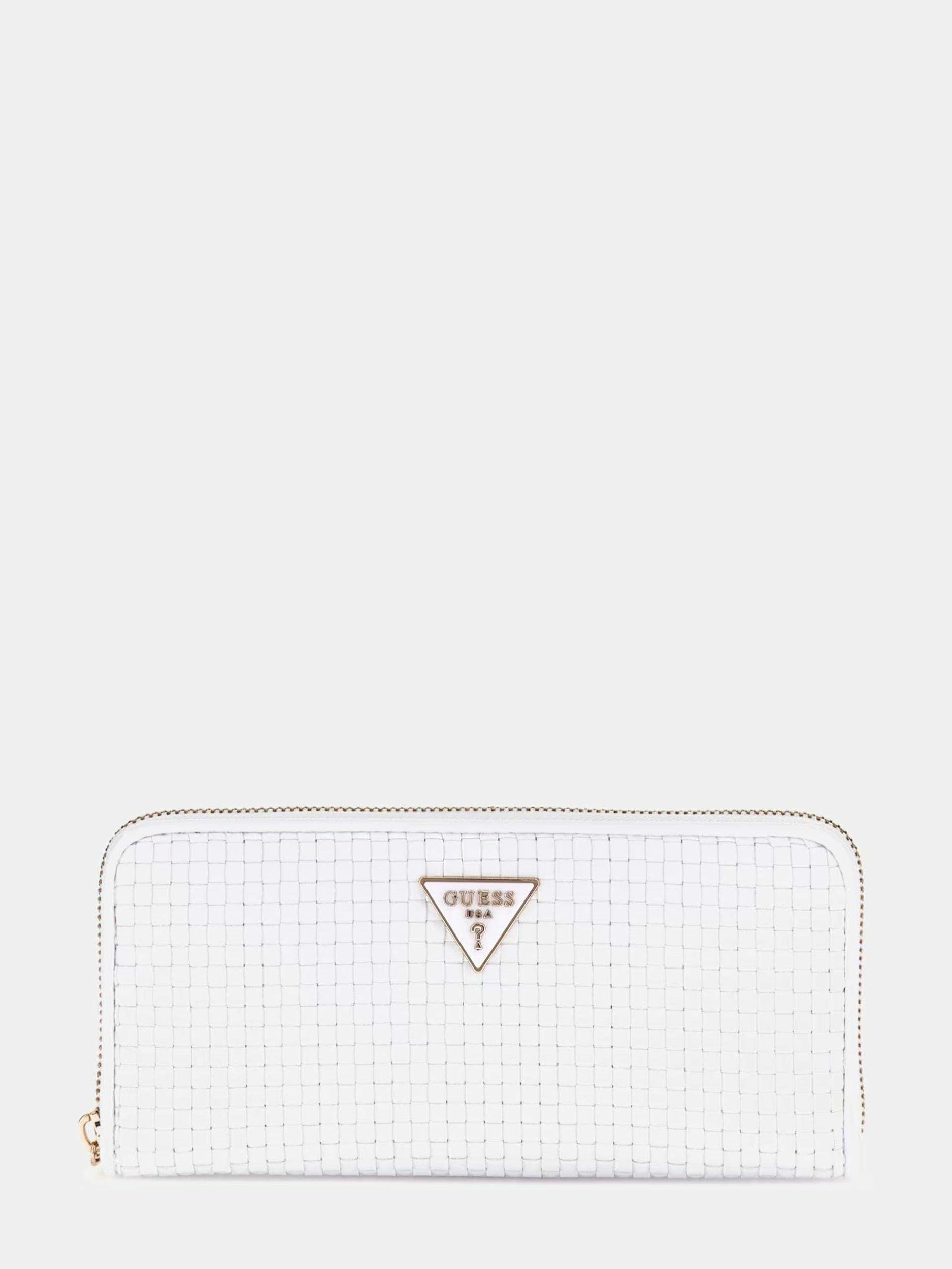 Guess Geldbörse Etel SLG Zip Around L White Damen Geldbörse Weiß SWWG9219460‑WHI – Bild 2