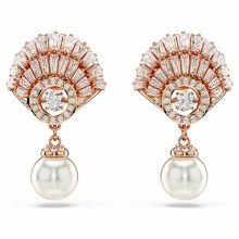 Swarovski Ohrringe Damen Idyllia Drop Kristallperle Muschel weiß roségold 568919... Swarovski Ohrringe Damen Idyllia Drop Kristallperle Muschel weiß roségold 568919...