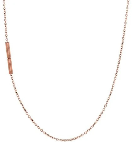Ernstes Design Damen Halskette Spiegelankerkette 45cm Rosegold AK18.45 – Bild 3