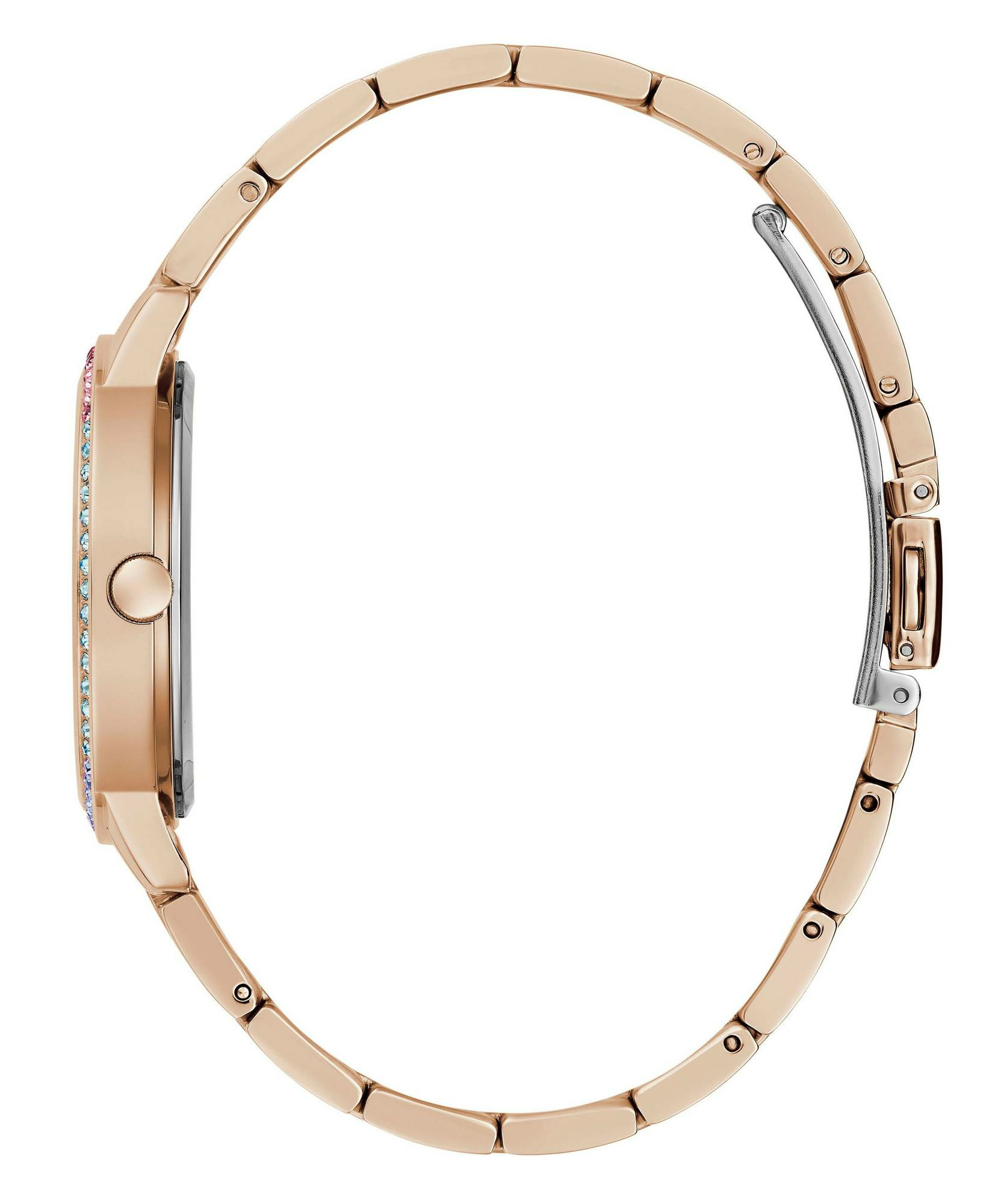 Guess Damen Armbanduhr THREE OF HEARTS roségold 34 mm GW0657L3 – Bild 2