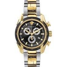 Versace Herren Armbanduhr V-RAY MOV%27T VERTIME 44M Edelstahl Armband bicolor VE2I... Versace Herren Armbanduhr V-RAY MOV%27T VERTIME 44M Edelstahl Armband bicolor VE2I...