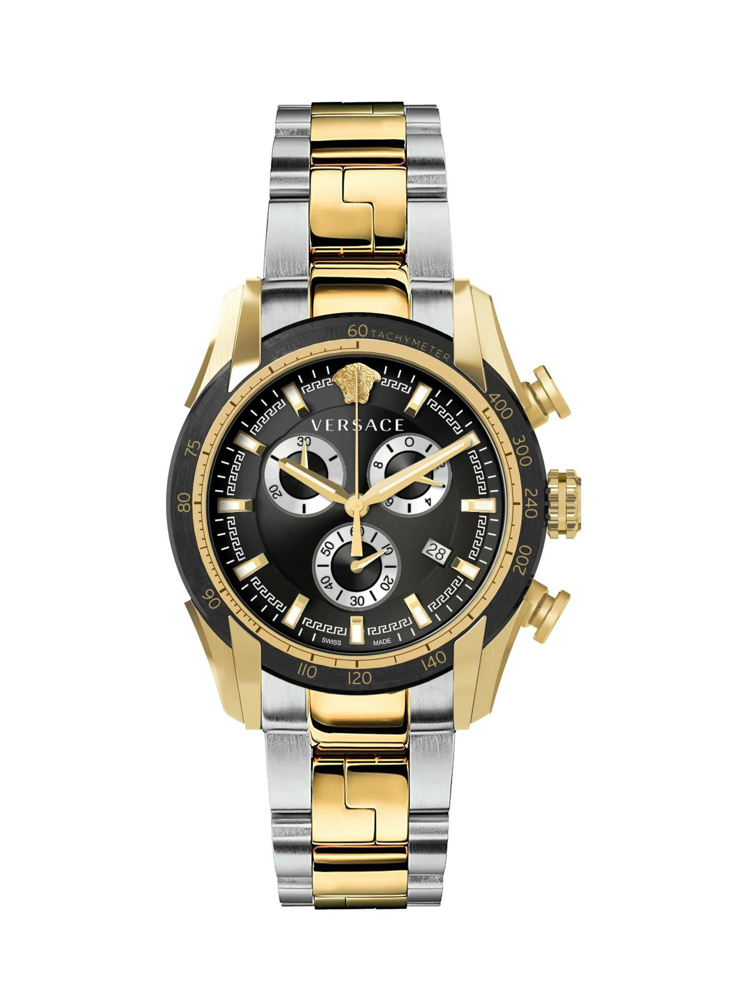 Versace Herren Armbanduhr V-RAY MOV%27T VERTIME 44M Edelstahl Armband bicolor VE2I... Versace Herren Armbanduhr V-RAY MOV%27T VERTIME 44M Edelstahl Armband bicolor VE2I...