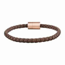 Armband Leder olivenblattgegerbt  braun rosé 41185117667422 Armband Leder olivenblattgegerbt  braun rosé 41185117667422