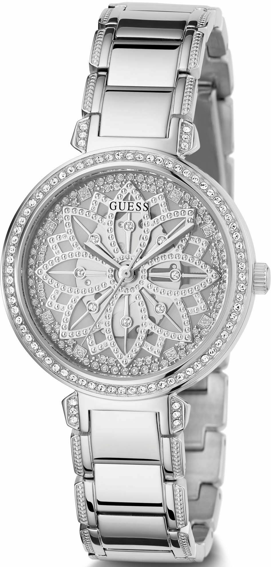 GUESS Damenuhr Quarzuhr GW0528L1 Edelstahlgehäuse und Armband – Bild 2