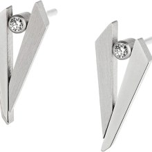 Ernstes Design Ohrringe Ohrstecker E609 mit Brillant 0.04 ct. Edelstahl Ernstes Design Ohrringe Ohrstecker E609 mit Brillant 0.04 ct. Edelstahl