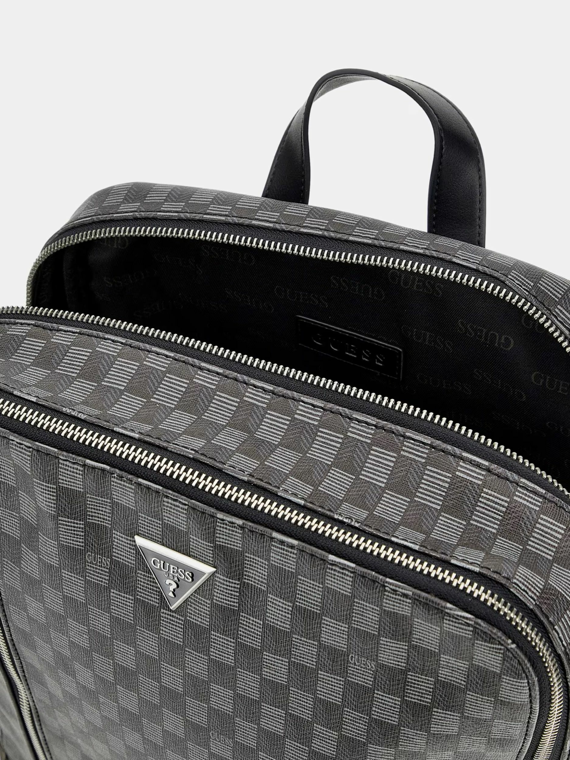 GUESS Freizeit Rucksack Unisex Torino Jet Set Eco Backpack Schwarz HMJESEP4161‑B... – Bild 2