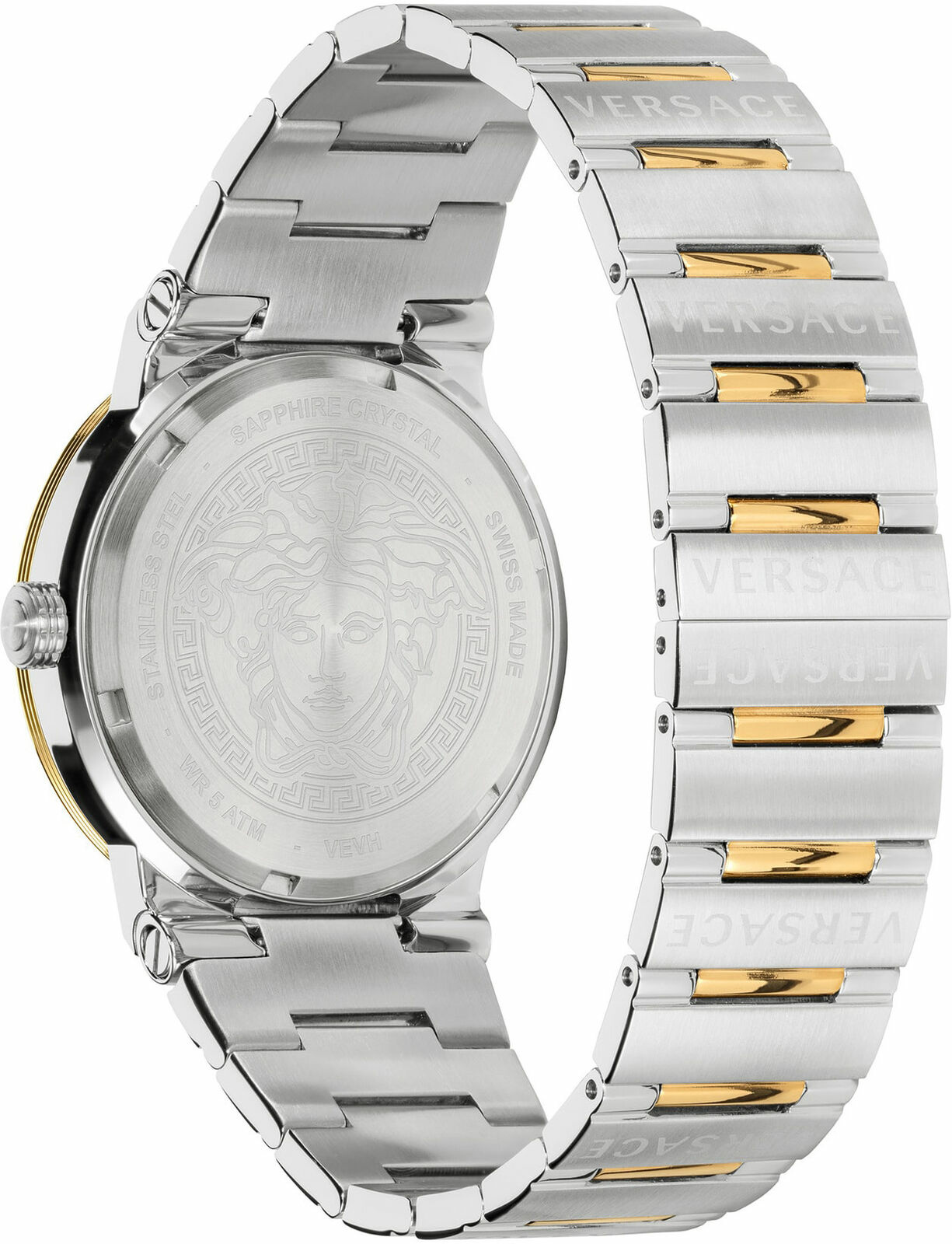 Versace Damen Armbanduhr GRECA LOGO bicolor 38 mm VEVH00620 – Bild 3