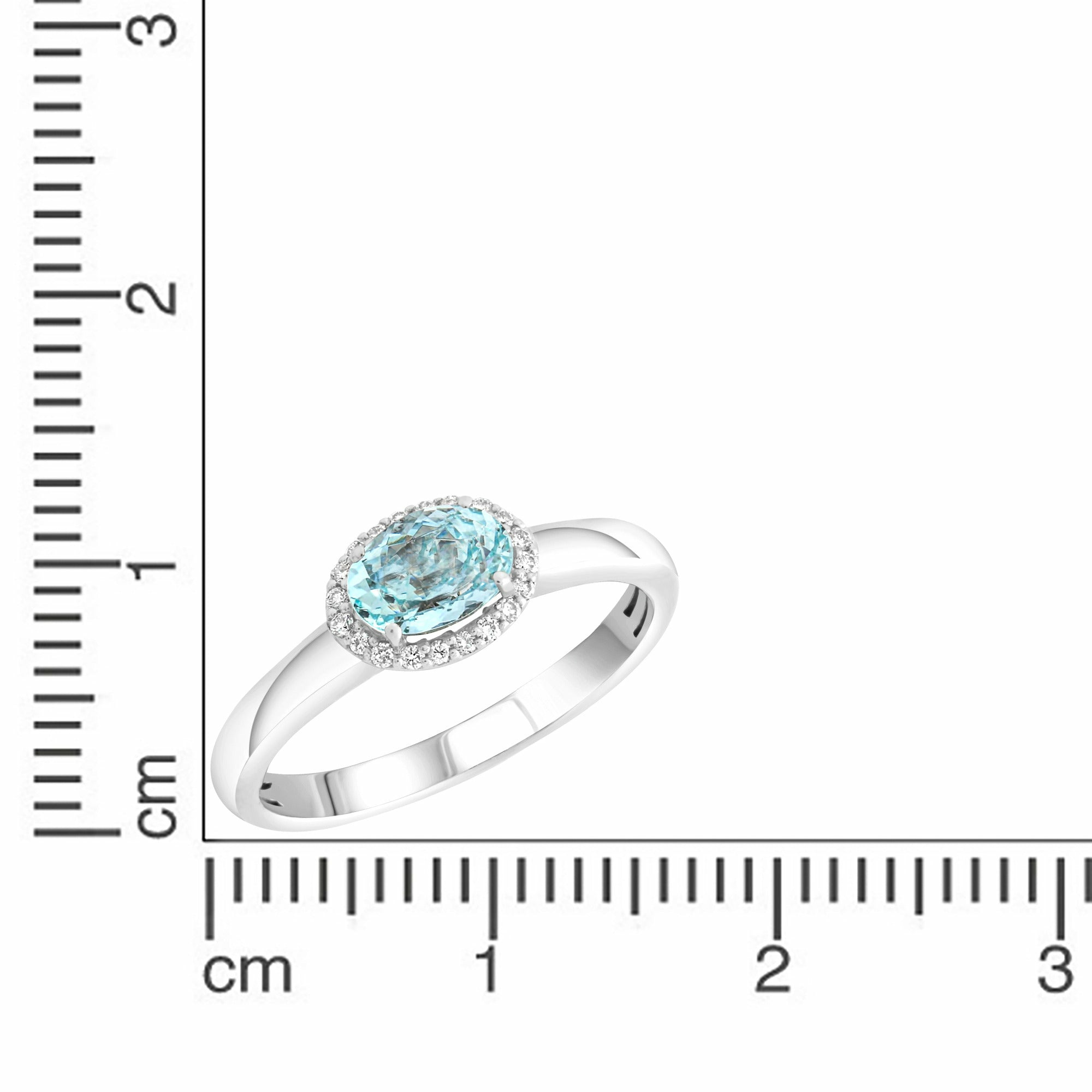 Diamonds by Ellen K. Weißgold 585 mit echtem Aquamarin und 36 Diamanten 0,09ct. ... Diamonds by Ellen K. Weißgold 585 mit echtem Aquamarin und 36 Diamanten 0,09ct. ...