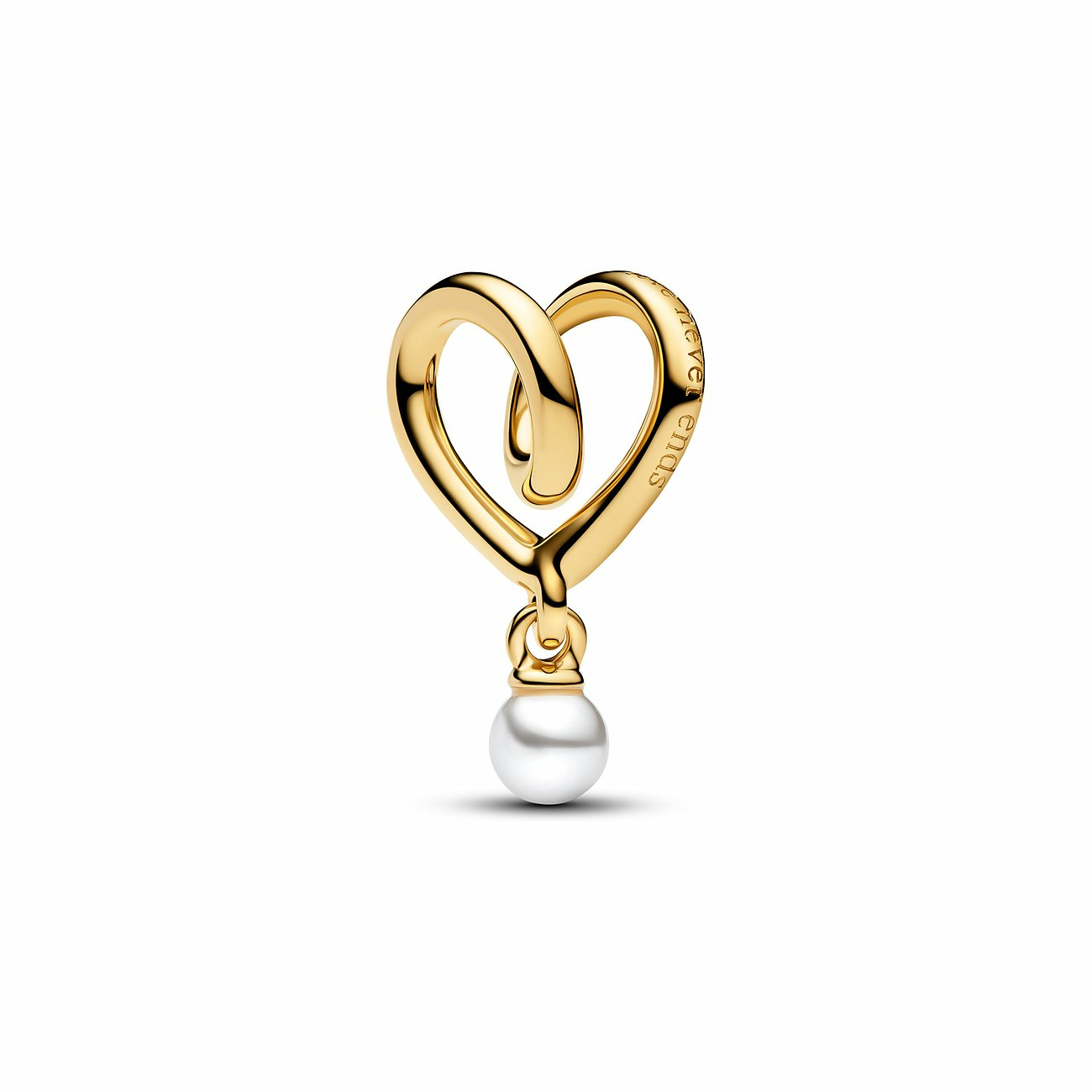 Pandora Charm Goldfarben Gewickeltes Herz 764138C01 – Bild 3