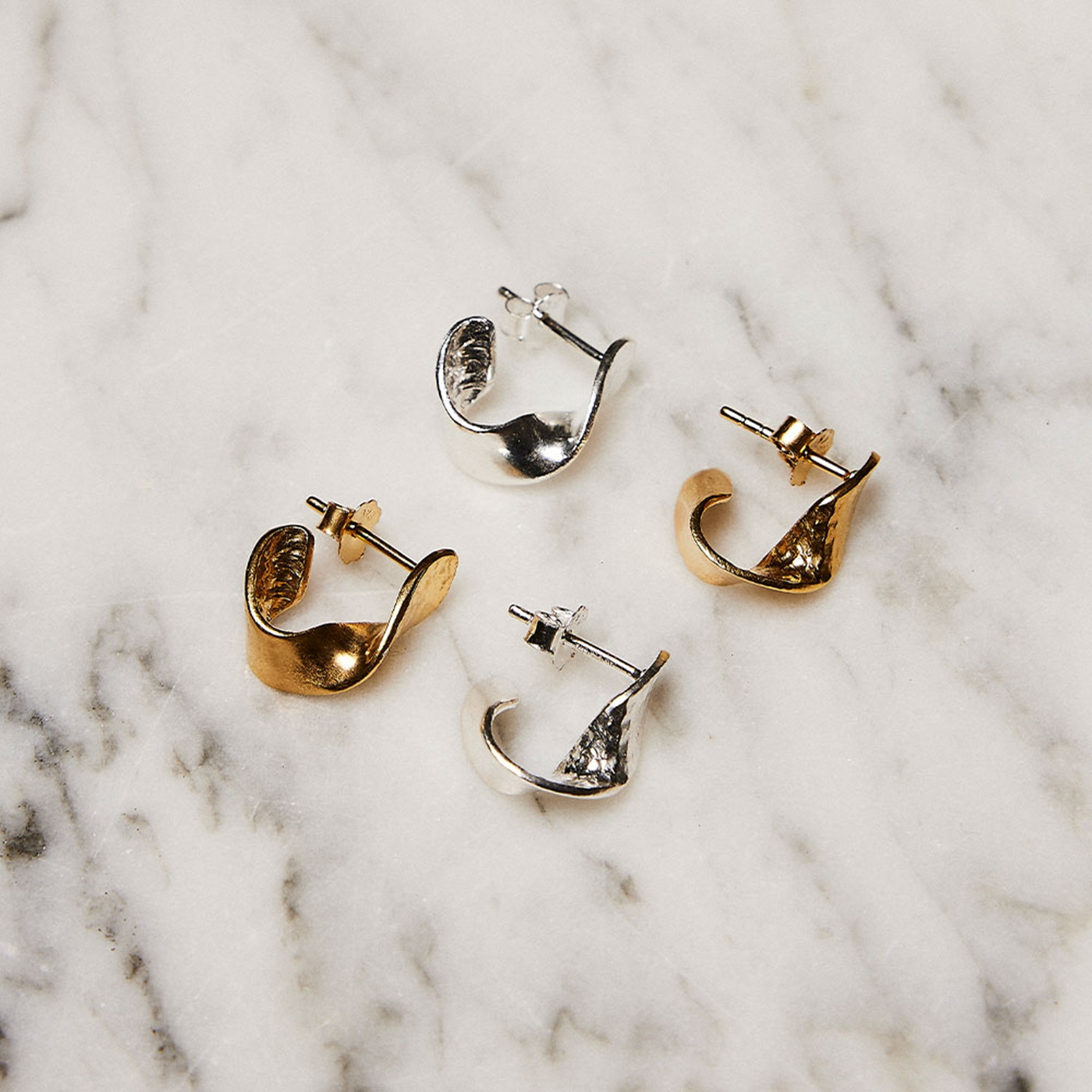 ENAMEL Copenhagen Ohrringe Gold E343GM – Bild 3