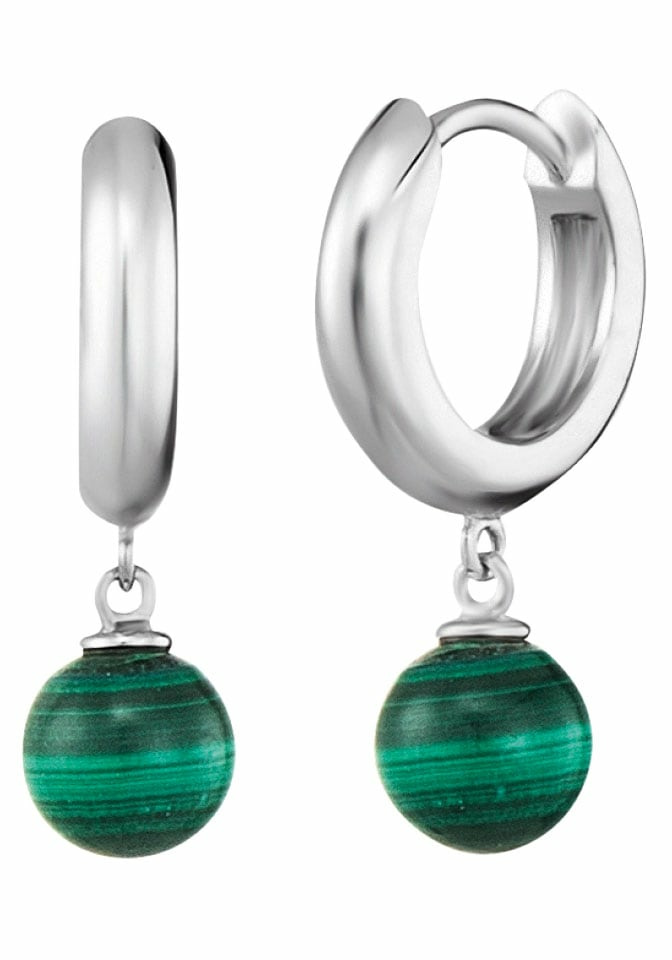 Creole Powerful Stone mit Malachit Perle I Creole Powerful Stone mit Malachit Perle I