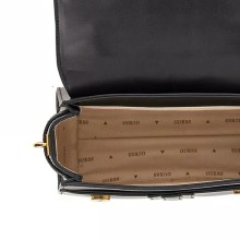 Guess Damen Handtasche Ginevra Top Handle Flap Schwarz HWVZ8734200BLA Guess Damen Handtasche Ginevra Top Handle Flap Schwarz HWVZ8734200BLA