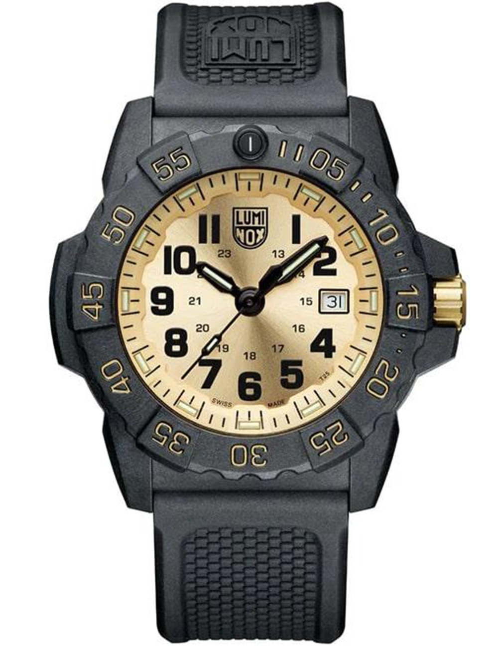 Luminox Herren Armbanduhr Navy SEAL Gold XS.3505.GP.1 – Bild 3