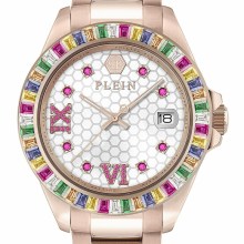 Philipp Plein Damenuhr LADY Empire PW2FA0425 Roségold Kristall Edelstahl 39 mm Philipp Plein Damenuhr LADY Empire PW2FA0425 Roségold Kristall Edelstahl 39 mm