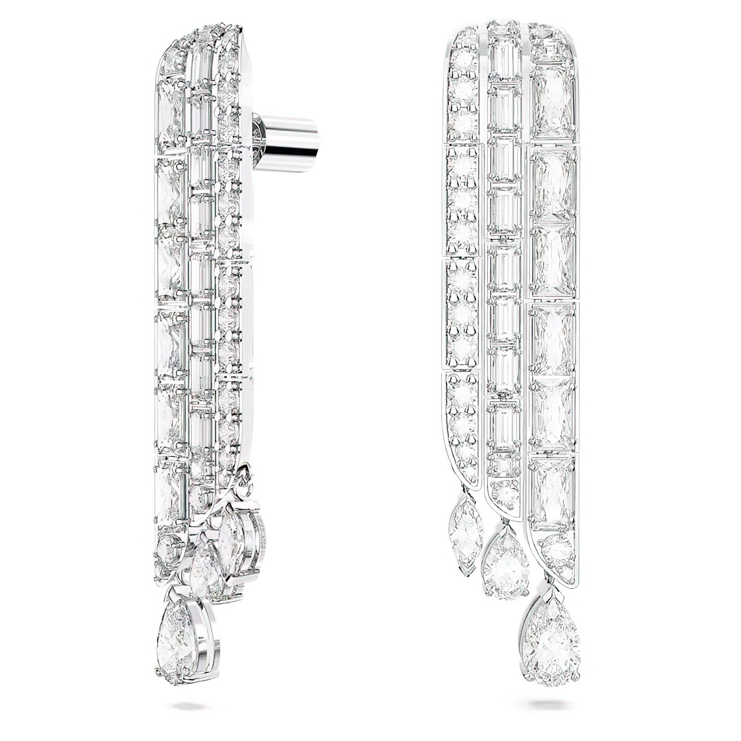 Swarovski Damen Hyperbola Ohrhänger weiß 5668354 – Bild 3