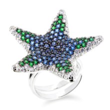 Nelly Seestern Ring 925/00 Sterlingsilber Nelly Seestern Ring 925/00 Sterlingsilber