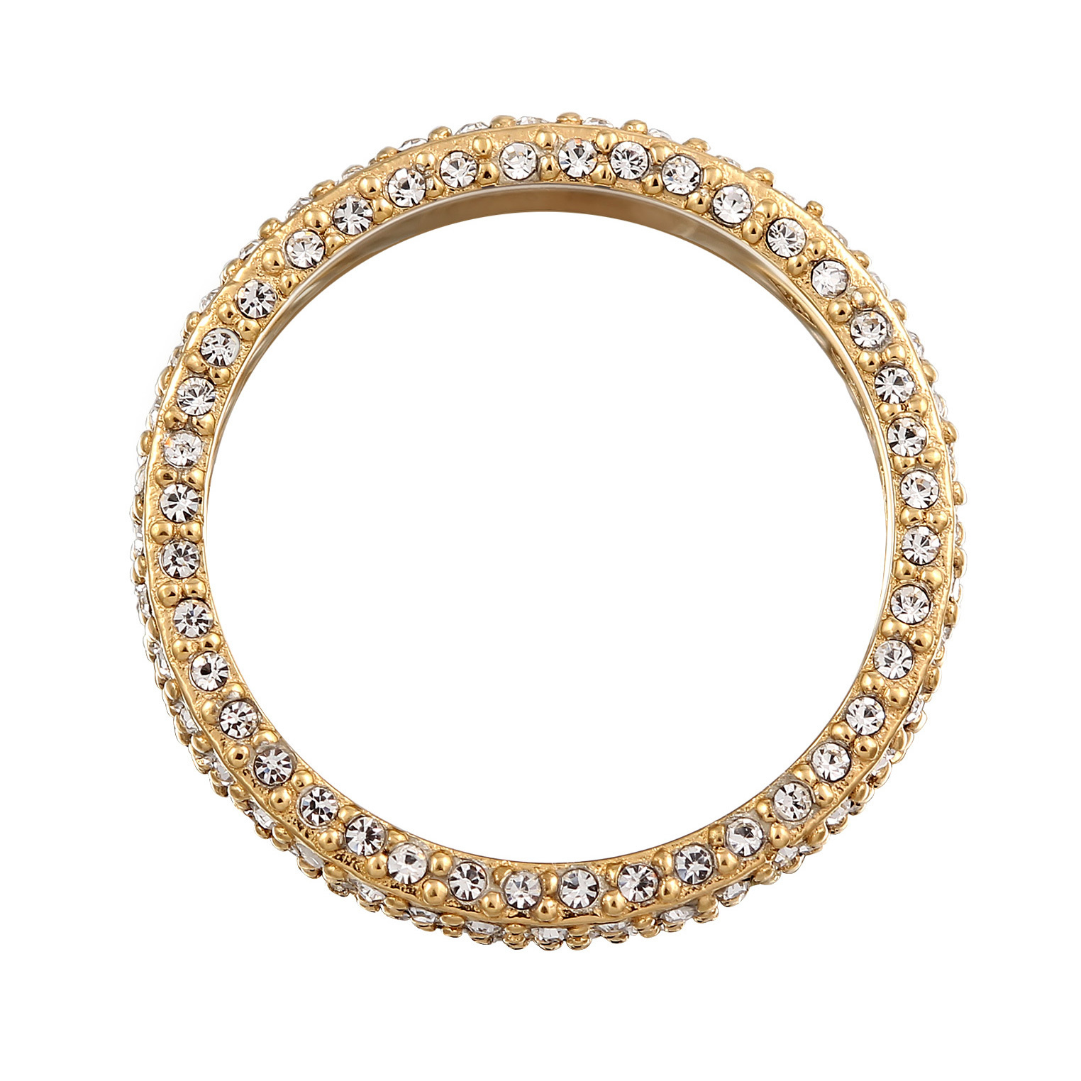 Ring Bandring 925 Sterling Silber, mit Kristallen von Swarovski® – Bild 3