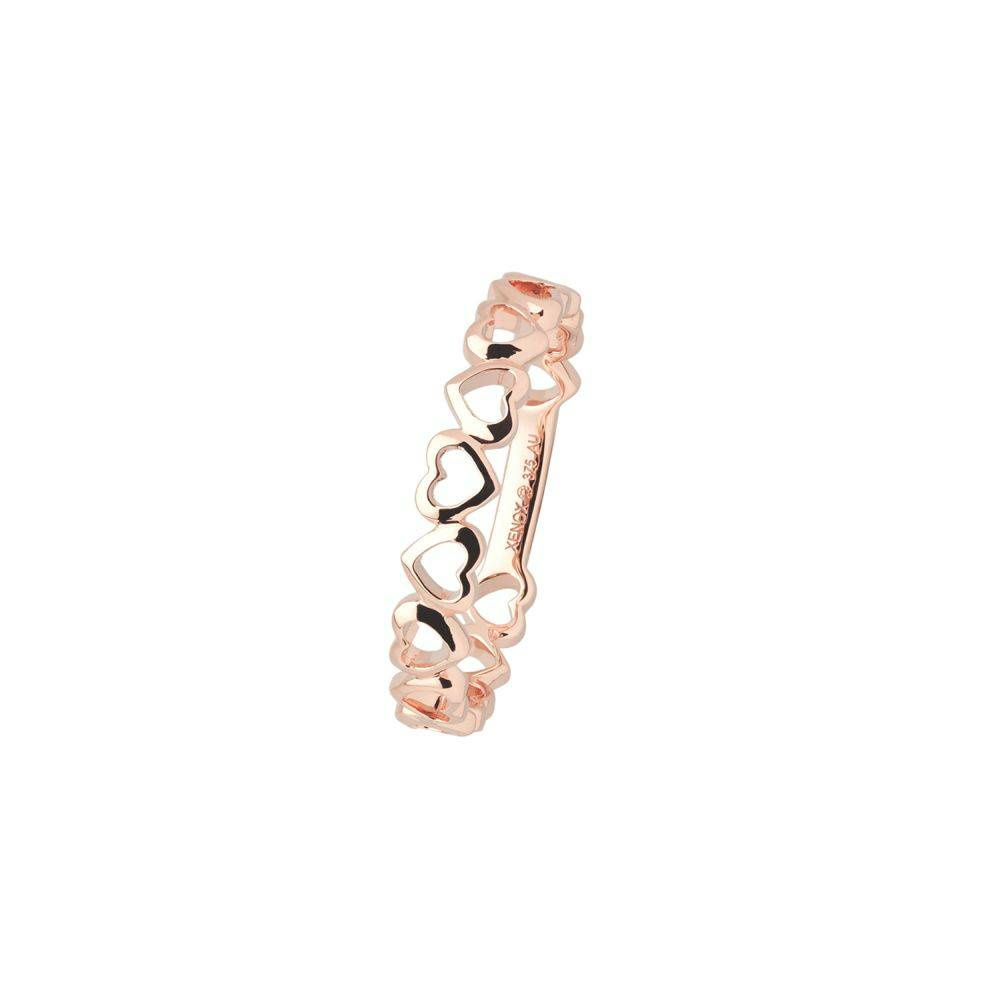 Xenox Damen Ring Herzen Größe 54 Rosegold XG4425R/54 Xenox Damen Ring Herzen Größe 54 Rosegold XG4425R/54