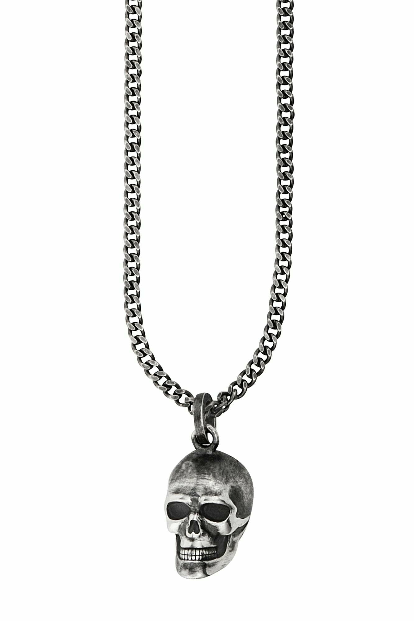 Anhänger mit Kette Totenkopf 925/- Sterling Silber oxidiert 41184174243934