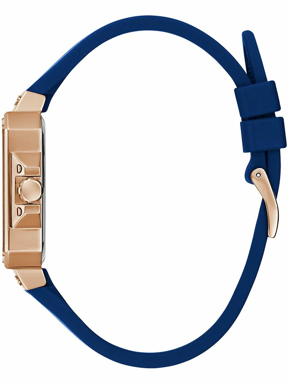 Guess Damen Armbanduhr Libra Multifunktion blau, rosegold 34 mm GW0618L2 – Bild 2