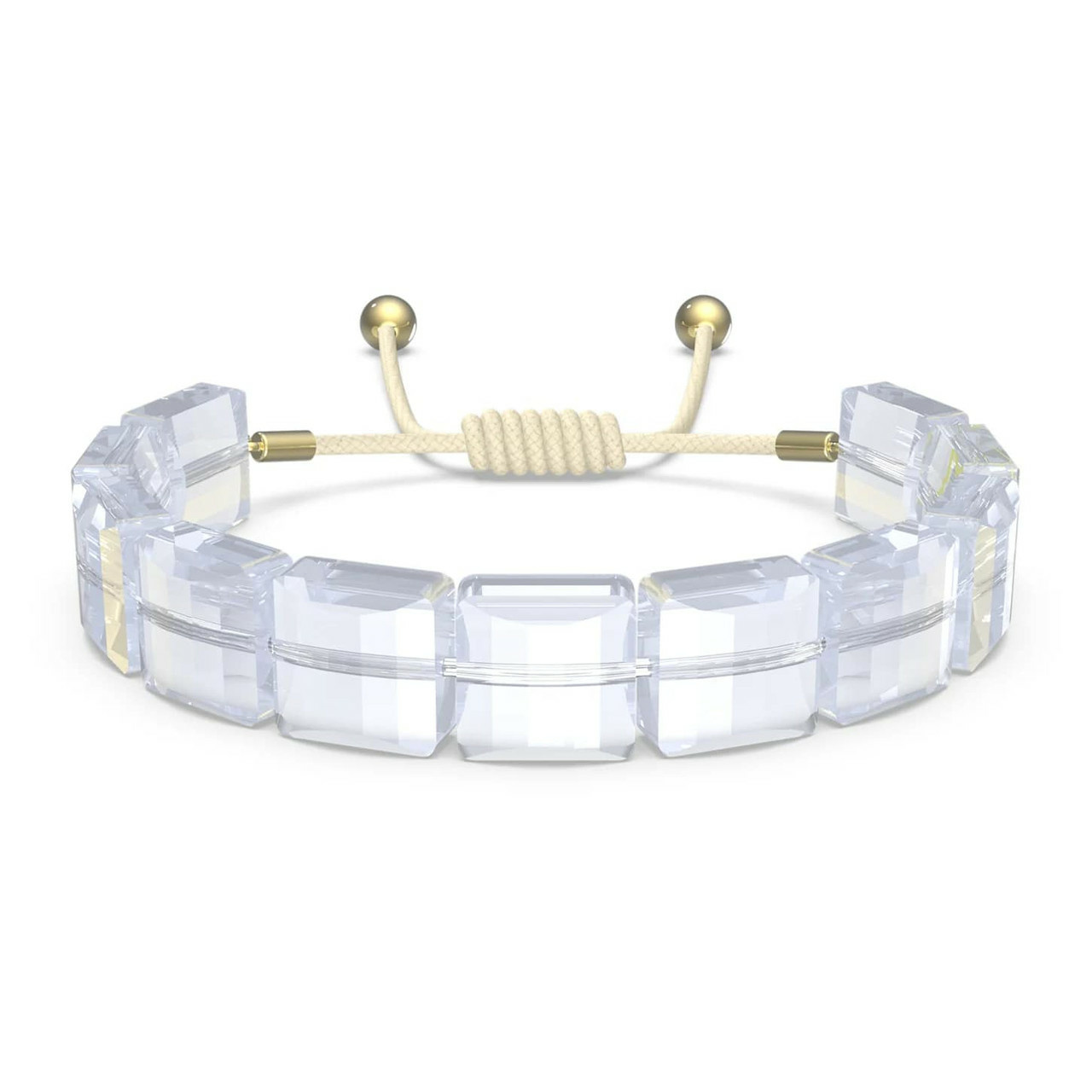 Swarovski Damen Armband Letra Stern, Weiß, Goldfarbe 5615862 – Bild 3