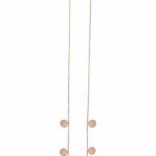 Halskette 925 Sterling Silber rosévergoldet Plättchen Boho 41185081000030 Halskette 925 Sterling Silber rosévergoldet Plättchen Boho 41185081000030