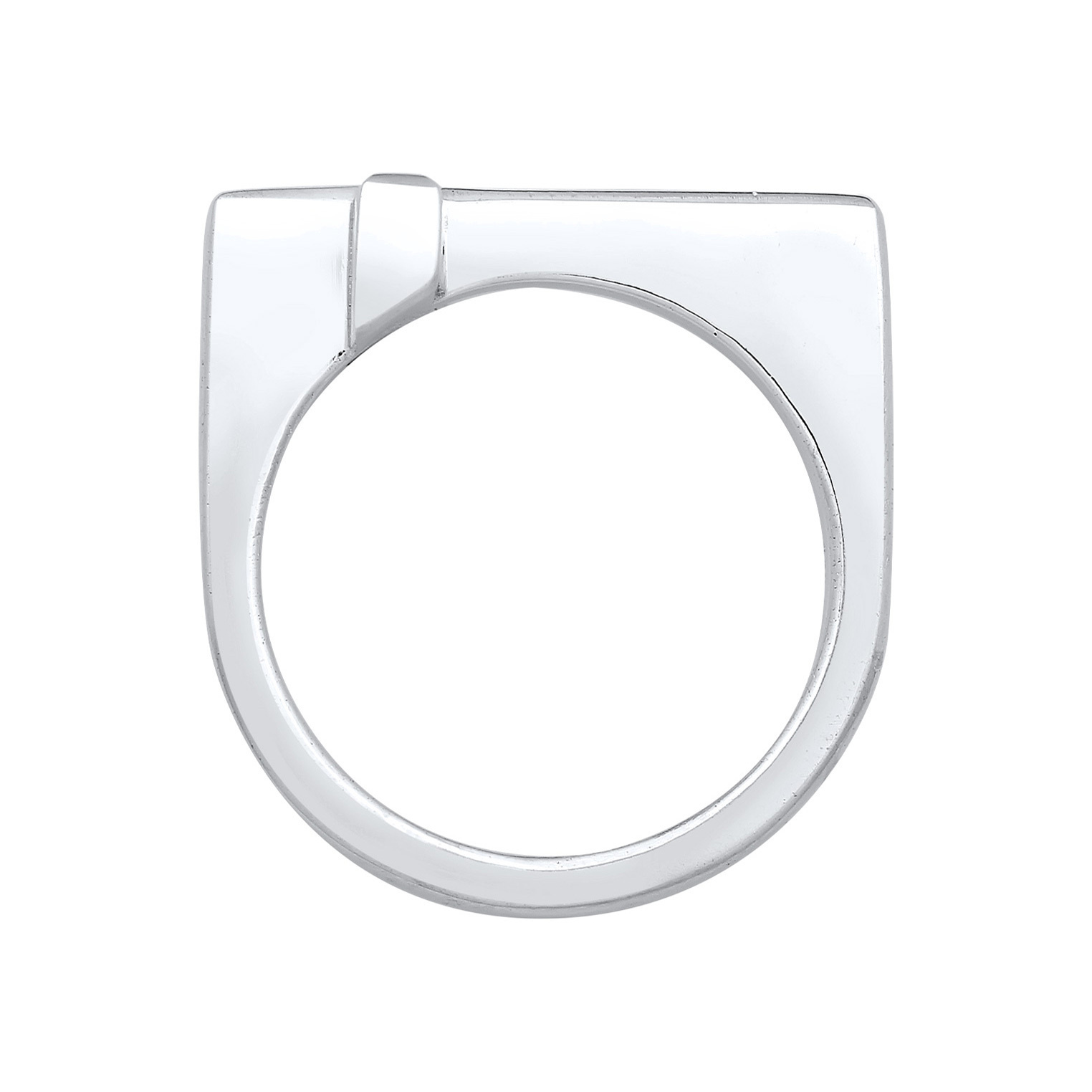 Ring Herren Kreuz Modern Schlicht 925 Silber – Bild 2