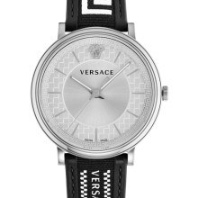 Versace Armbanduhr Herren V‑CIRCLE VE5A01021 Silber/Schwarz VE5A01021 Versace Armbanduhr Herren V‑CIRCLE VE5A01021 Silber/Schwarz VE5A01021