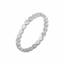 Ring 925/- Sterling Silber rhodiniert Hexagon Stacking 41184742375518 Ring 925/- Sterling Silber rhodiniert Hexagon Stacking 41184742375518