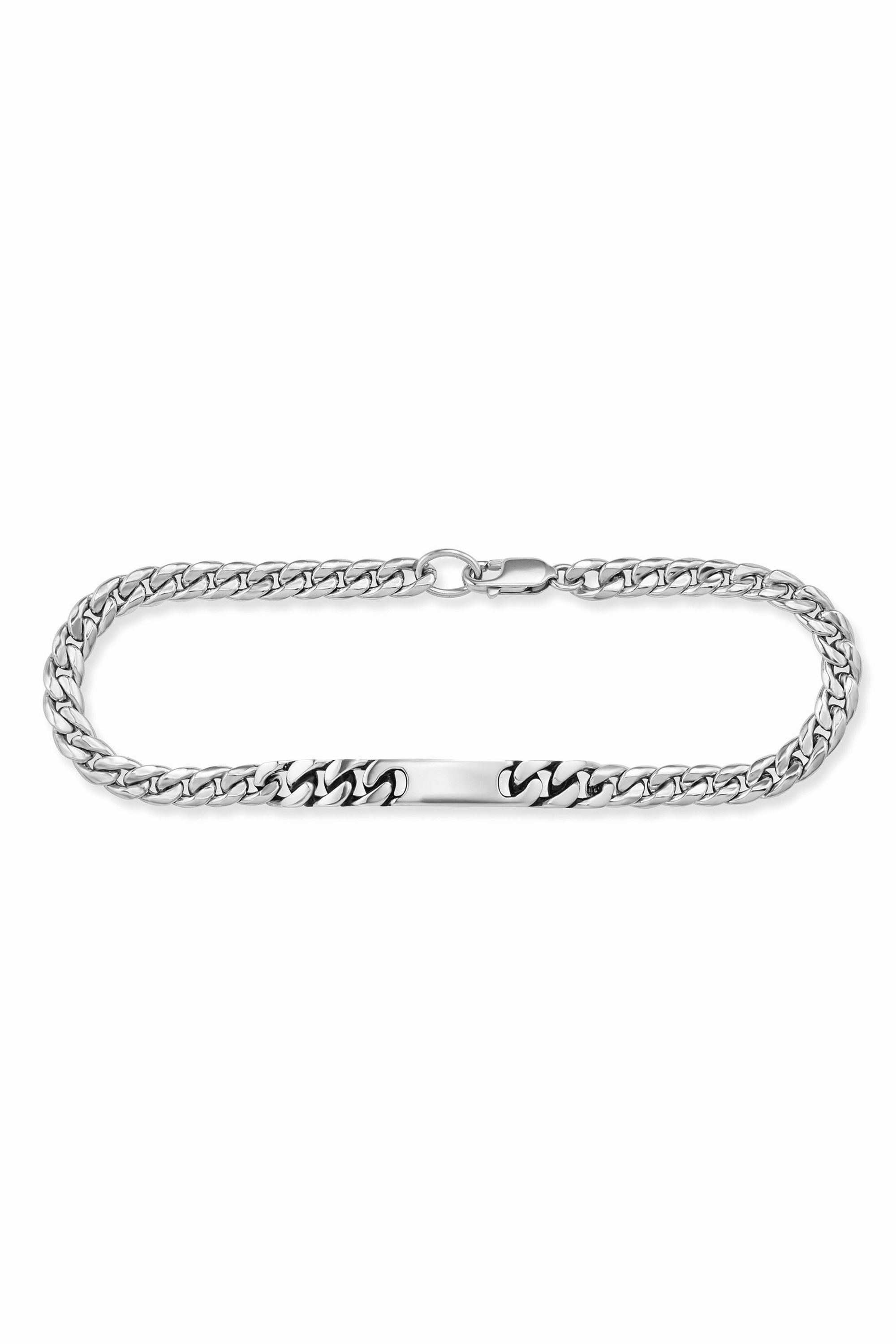 Armband 925/- Sterling Silber rhodiniert 19cm 41183852560478 – Bild 2