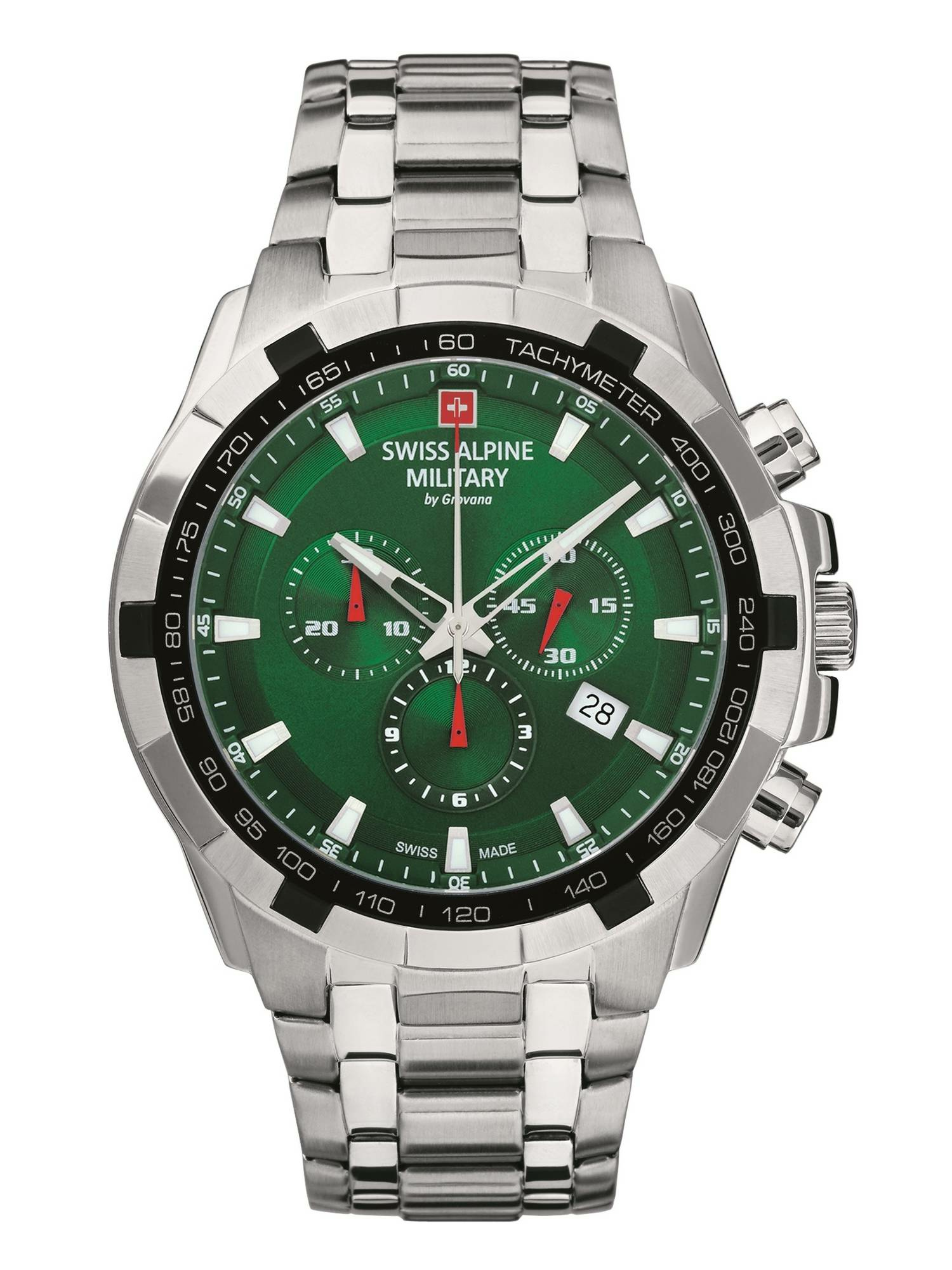 Swiss Alpine Military Herren Armbanduhr Chronograph Quarz 10ATM Swiss Made 7043.... – Bild 2