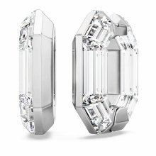 Swarovski Ohrringe Damen Lucent Hoop Small weiß 5696289 Swarovski Ohrringe Damen Lucent Hoop Small weiß 5696289