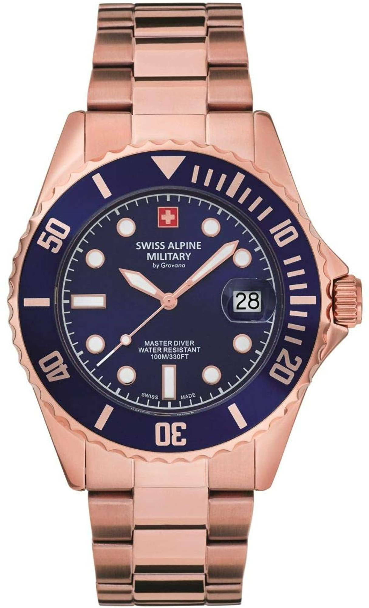 Swiss Alpine Military Herren Armbanduhr Edelstahl 7053.1165 Swiss Alpine Military Herren Armbanduhr Edelstahl 7053.1165