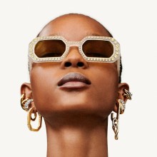 Swarovski Damen Ohrringe Creolen Dextera Pavé-Schliff, Achteckform, Groß, Weiß, ... Swarovski Damen Ohrringe Creolen Dextera Pavé-Schliff, Achteckform, Groß, Weiß, ...