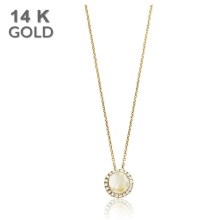 Collier 14ct.Gelbgold Diamanten/Citrin Collier 14ct.Gelbgold Diamanten/Citrin