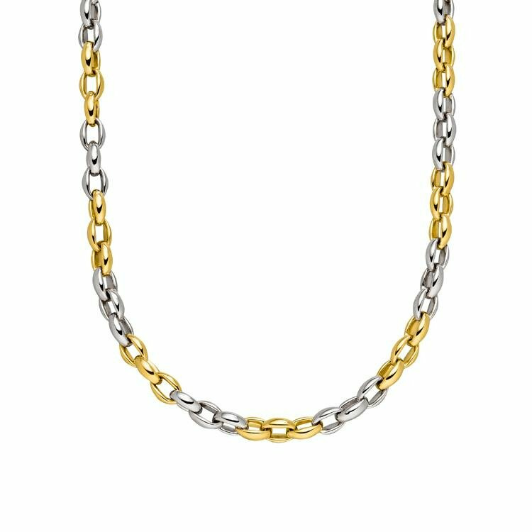 Halskette Elaine Firenze 14ct. Gelb/Weißgold 1113654C Halskette Elaine Firenze 14ct. Gelb/Weißgold 1113654C