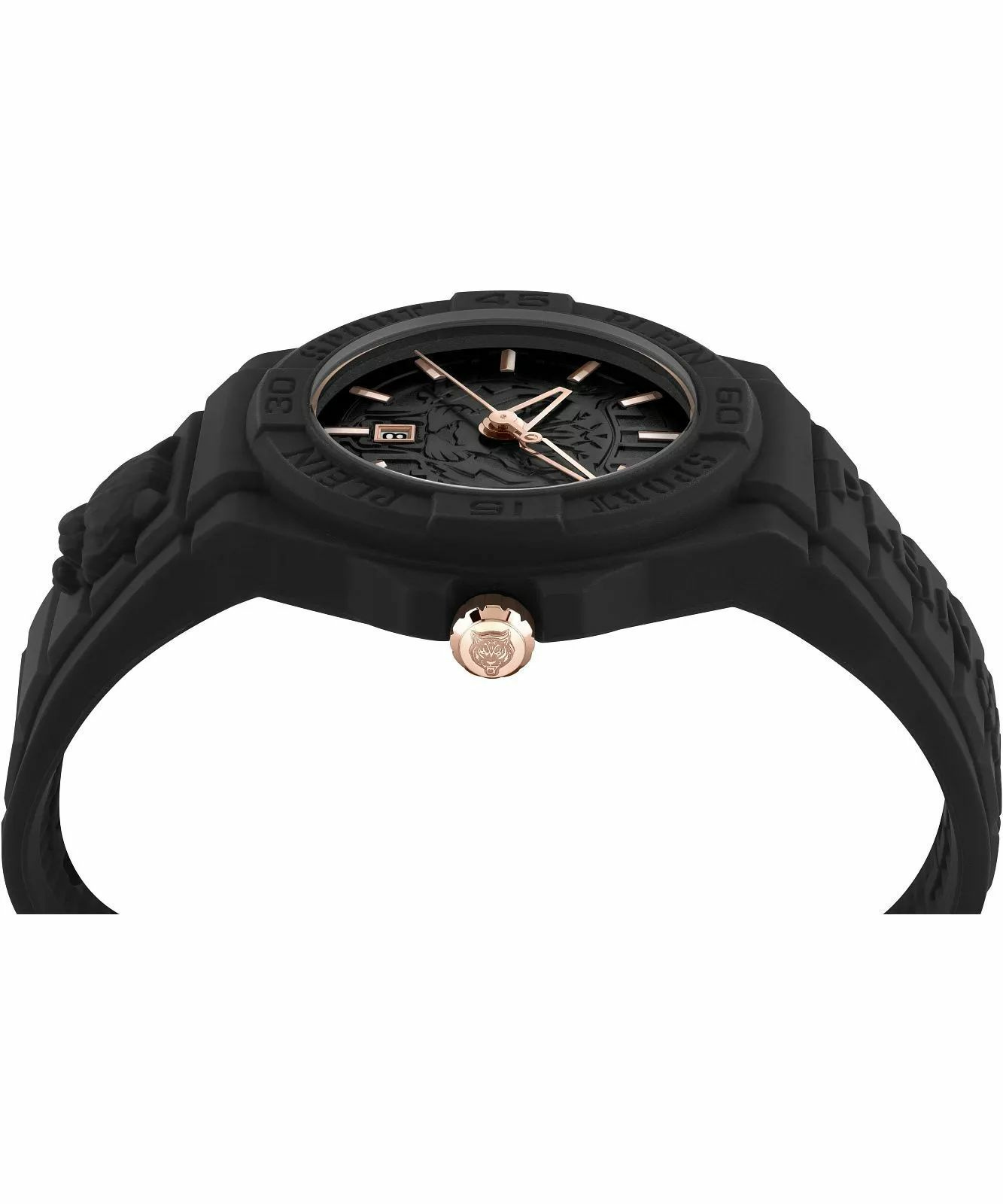 Philipp Plein Unisex Uhr New Fearless PSHDA0524 Schwarz Kunststoff 46 mm – Bild 3