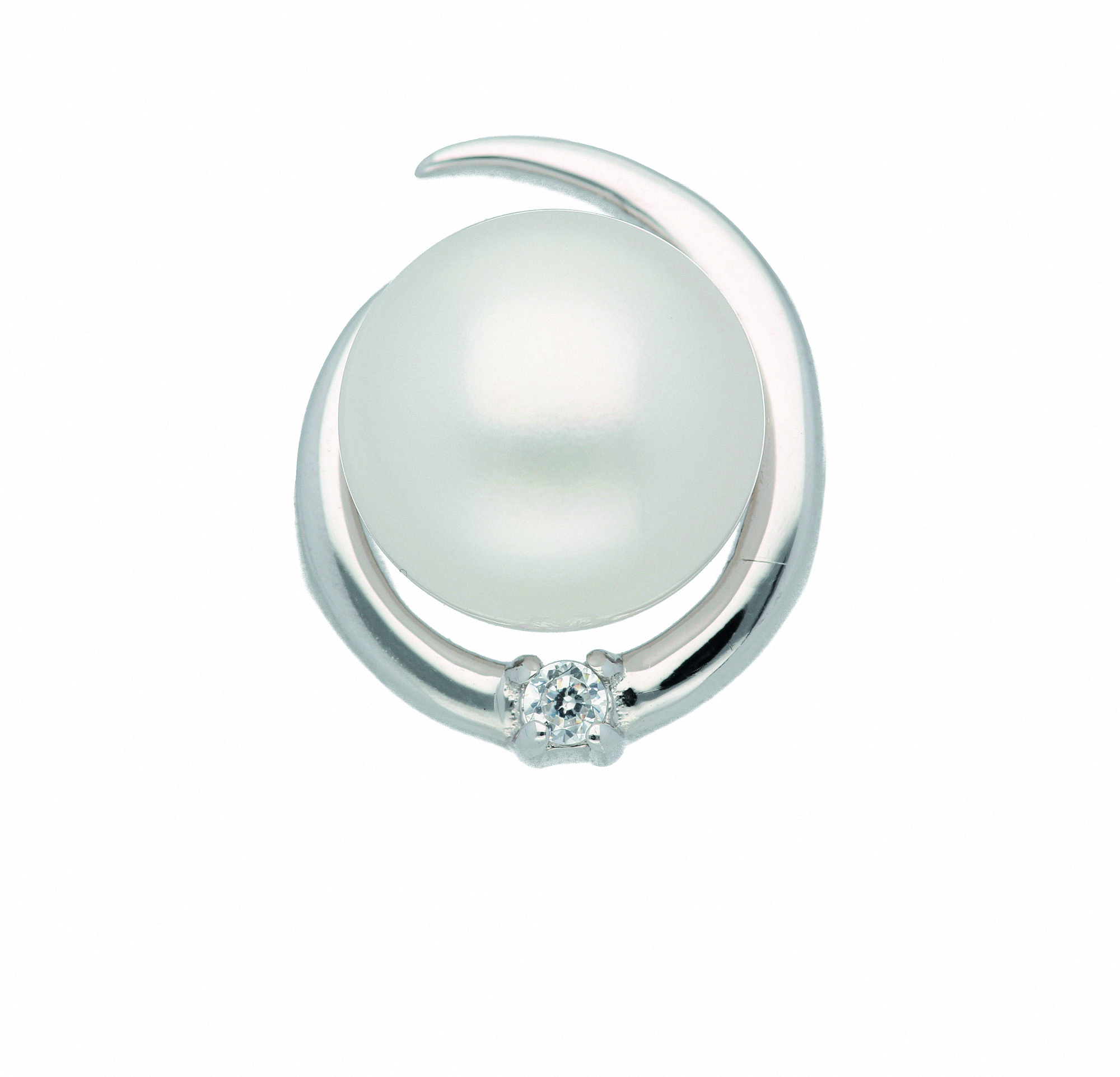 Damen 925 Silber Anhänger mit Zirkonia – Bild 2