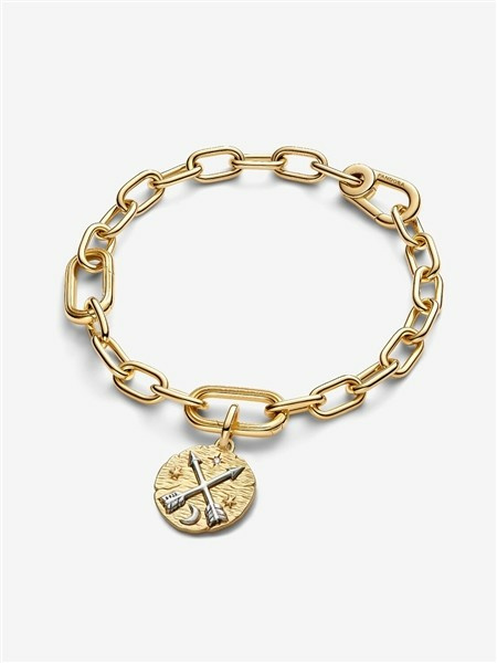 Pandora Medaillon Anhänger Zweifarbig Gekreuzte Pfeile 764081C01 – Bild 3