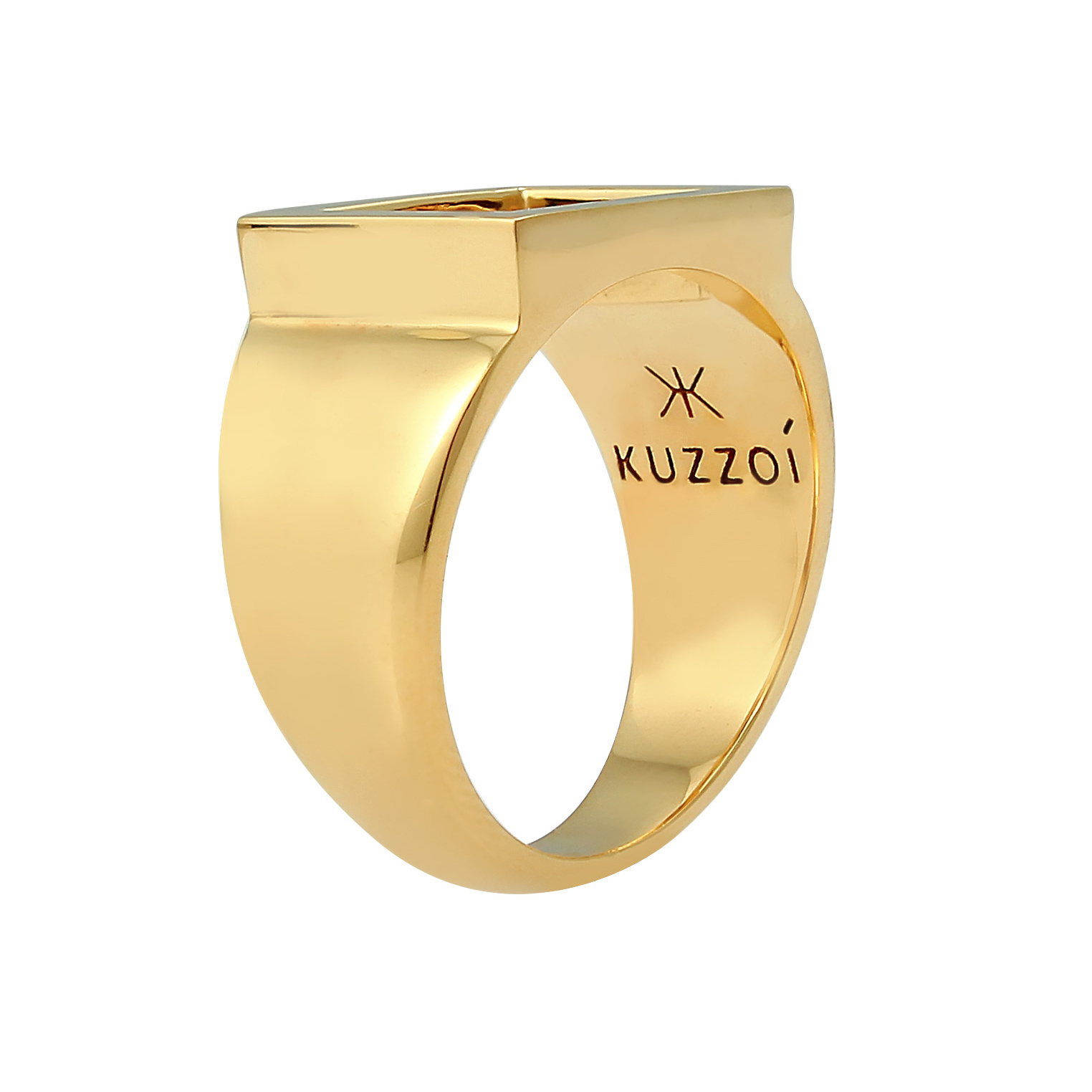 Ring Siegelring Herren Rechteckig 925 Silber – Bild 3