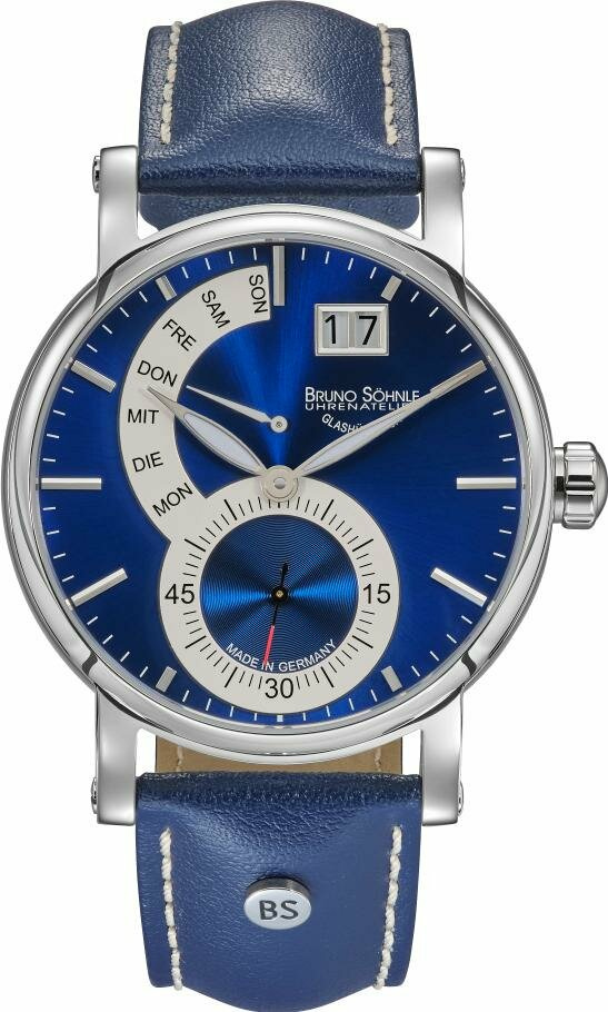 Bruno Söhnle Herrenuhr Pesaro II Blau 17-13073-383 Bruno Söhnle Herrenuhr Pesaro II Blau 17-13073-383