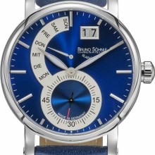 Bruno Söhnle Herrenuhr Pesaro II Blau 17-13073-383 Bruno Söhnle Herrenuhr Pesaro II Blau 17-13073-383