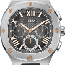 Guess Herren Armbanduhr Multifunktion Headline schwarz, silber 42 mm GW0571G1 Guess Herren Armbanduhr Multifunktion Headline schwarz, silber 42 mm GW0571G1