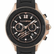 Plein Sport Herren Chronograph Warrior Tech PS6BA0624 Edelstahl 47,5 mm Schwarz Plein Sport Herren Chronograph Warrior Tech PS6BA0624 Edelstahl 47,5 mm Schwarz
