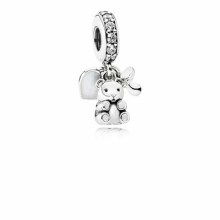 Pandora Moments Damen Anhänger Charm Babys-Teddybär Silber 792100CZ Pandora Moments Damen Anhänger Charm Babys-Teddybär Silber 792100CZ