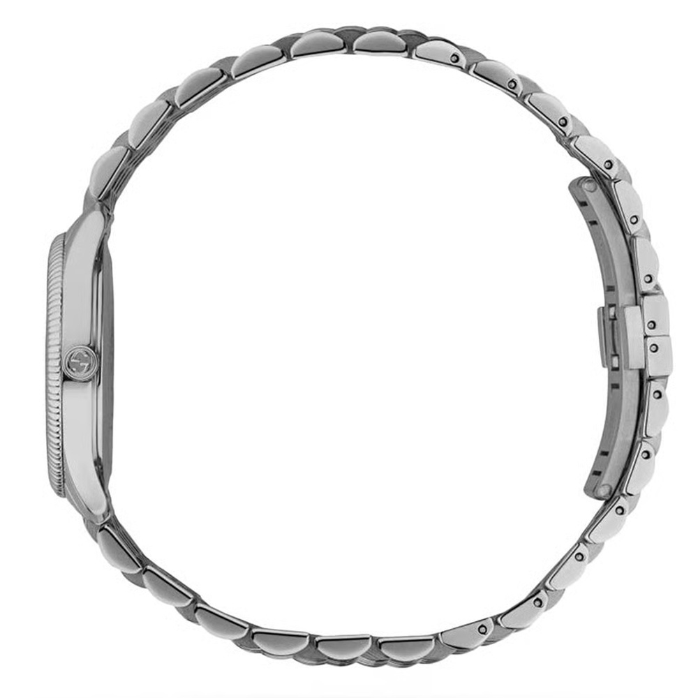 Gucci Damen Armbanduhr G-Timeless Slim Silber YA1265019 Gucci Damen Armbanduhr G-Timeless Slim Silber YA1265019