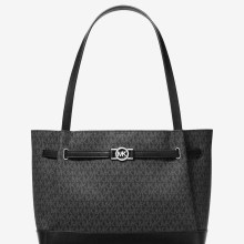 Michael Kors Tote Damen Reed Large Signature Logo Tote Schwarz 35F4S6RT3B-BLACK-... Michael Kors Tote Damen Reed Large Signature Logo Tote Schwarz 35F4S6RT3B-BLACK-...