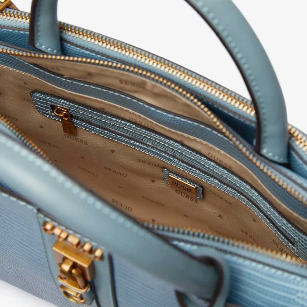 Guess Damen Handtasche Ginevra Large Hellblau HWKB8734060LDE Guess Damen Handtasche Ginevra Large Hellblau HWKB8734060LDE