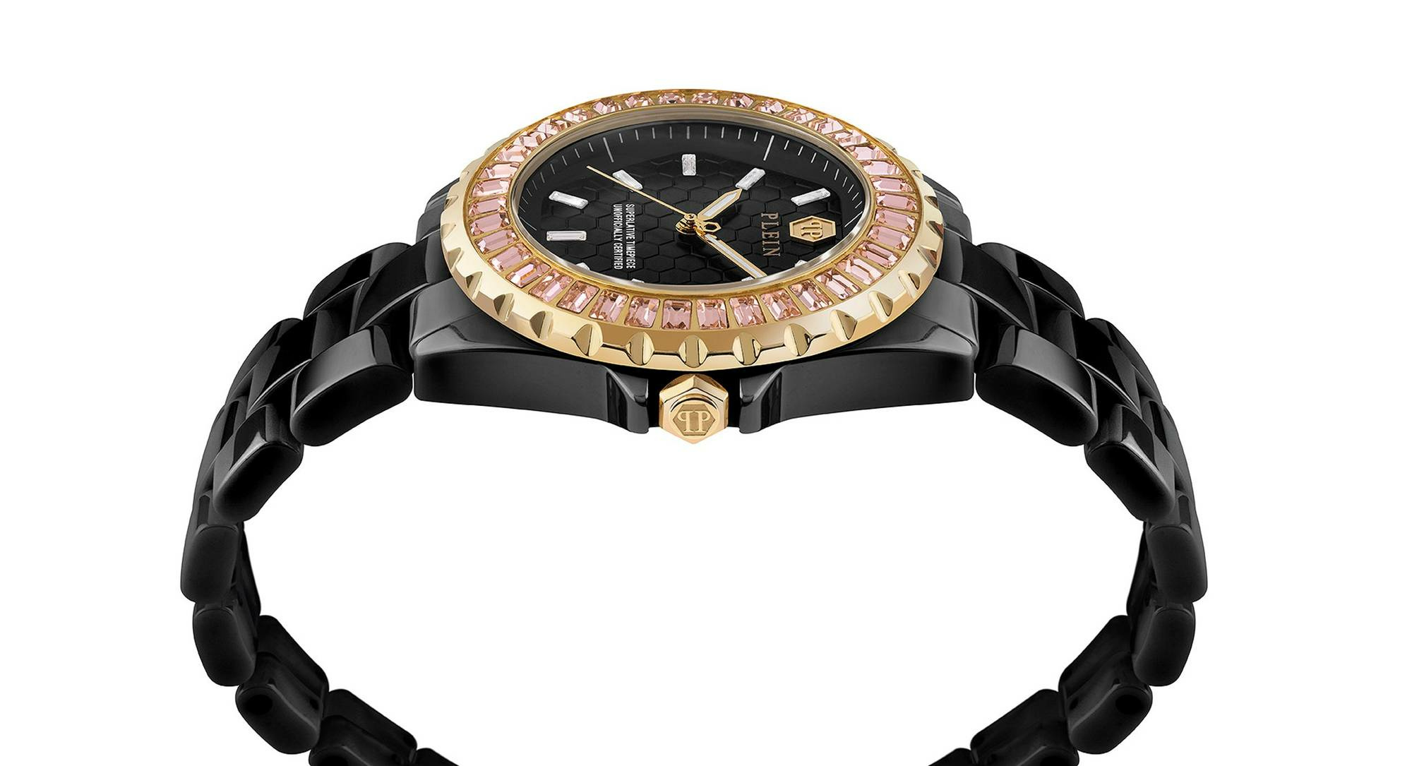Philipp Plein Uhr Damen Heaven Schwarz Keramik PWPPA0324 – Bild 2
